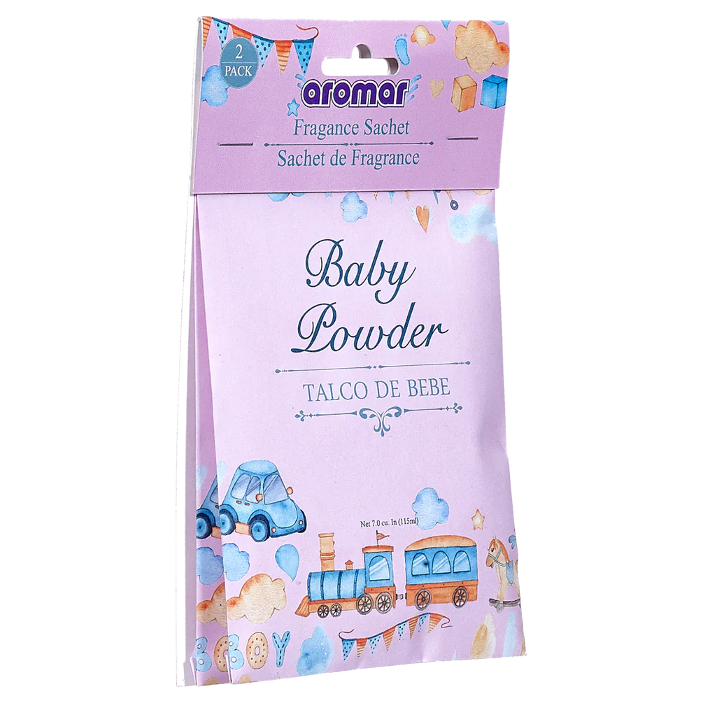 Aromar Scented Sachets – Baby Powder – 2 Pack