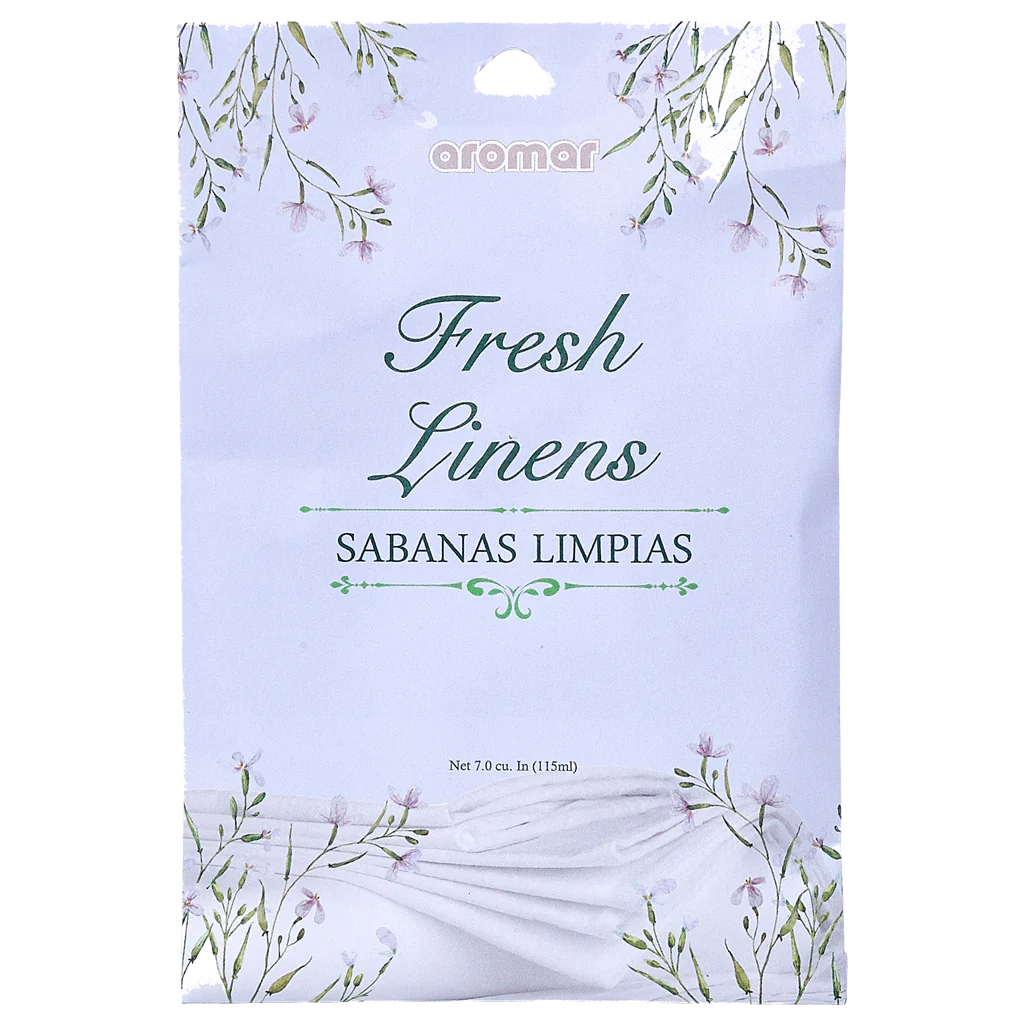 Aromar Scented Sachets – Fresh Linens – 2 Pack