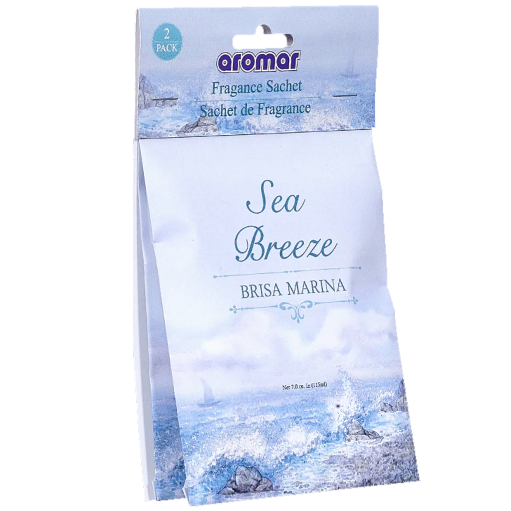 Aromar Scented Sachets – Sea Breeze – 2 Pack