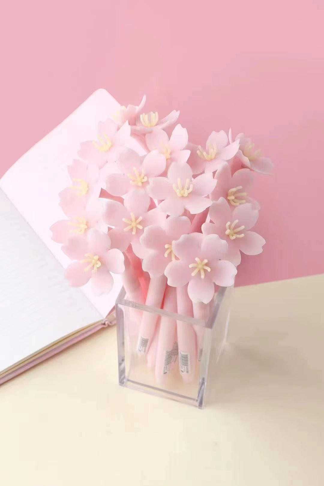 Cherry Blossom Wiggle Gel Pen – Sold Individually
