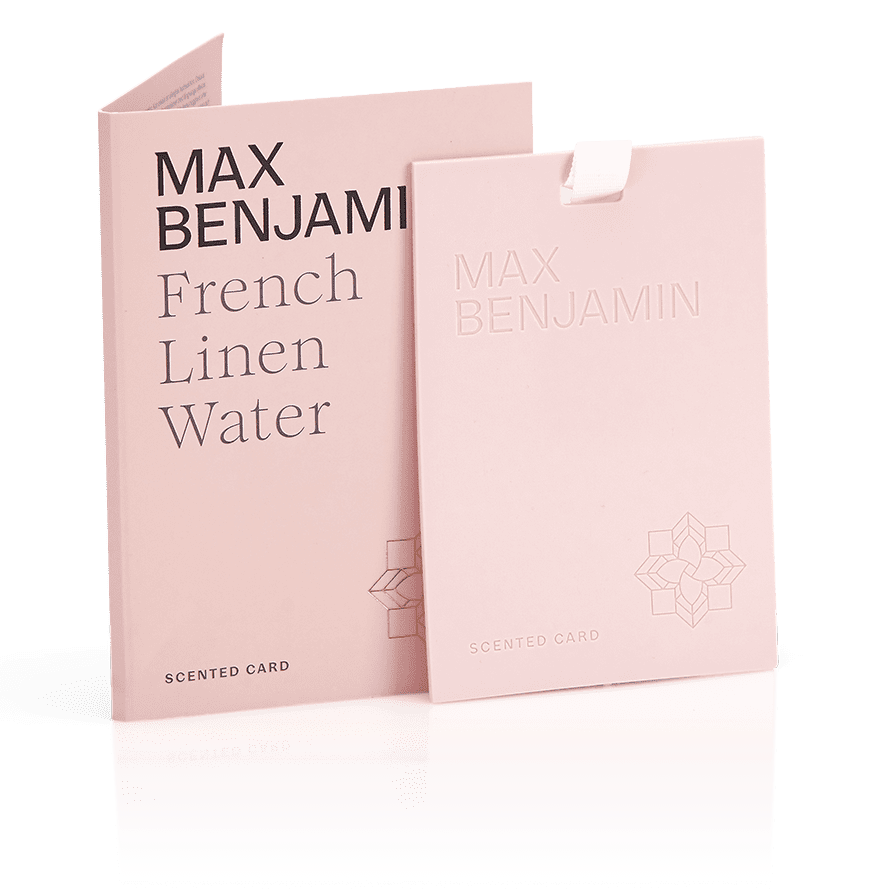 Max Benjamin Scented Sachets Cards – French Linen Water