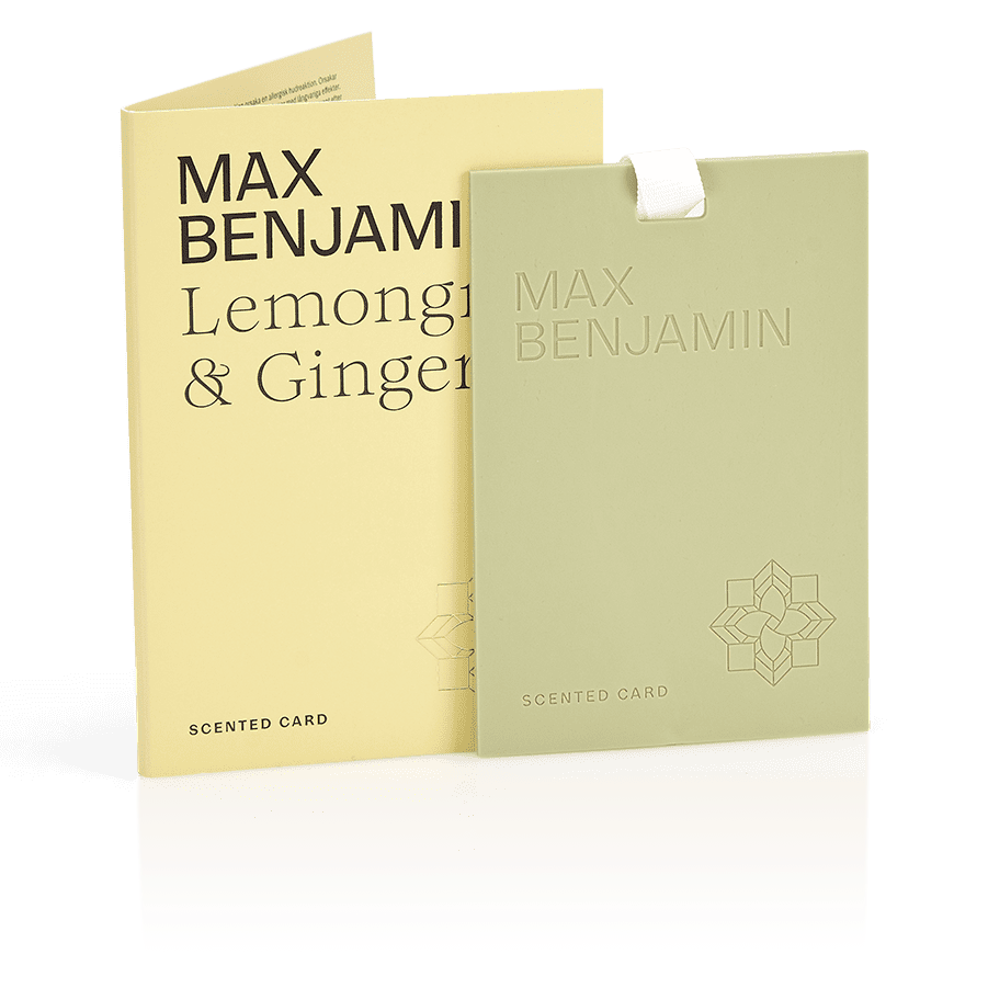 Max Benjamin Scented Sachets Cards – Lemongrass & Ginger
