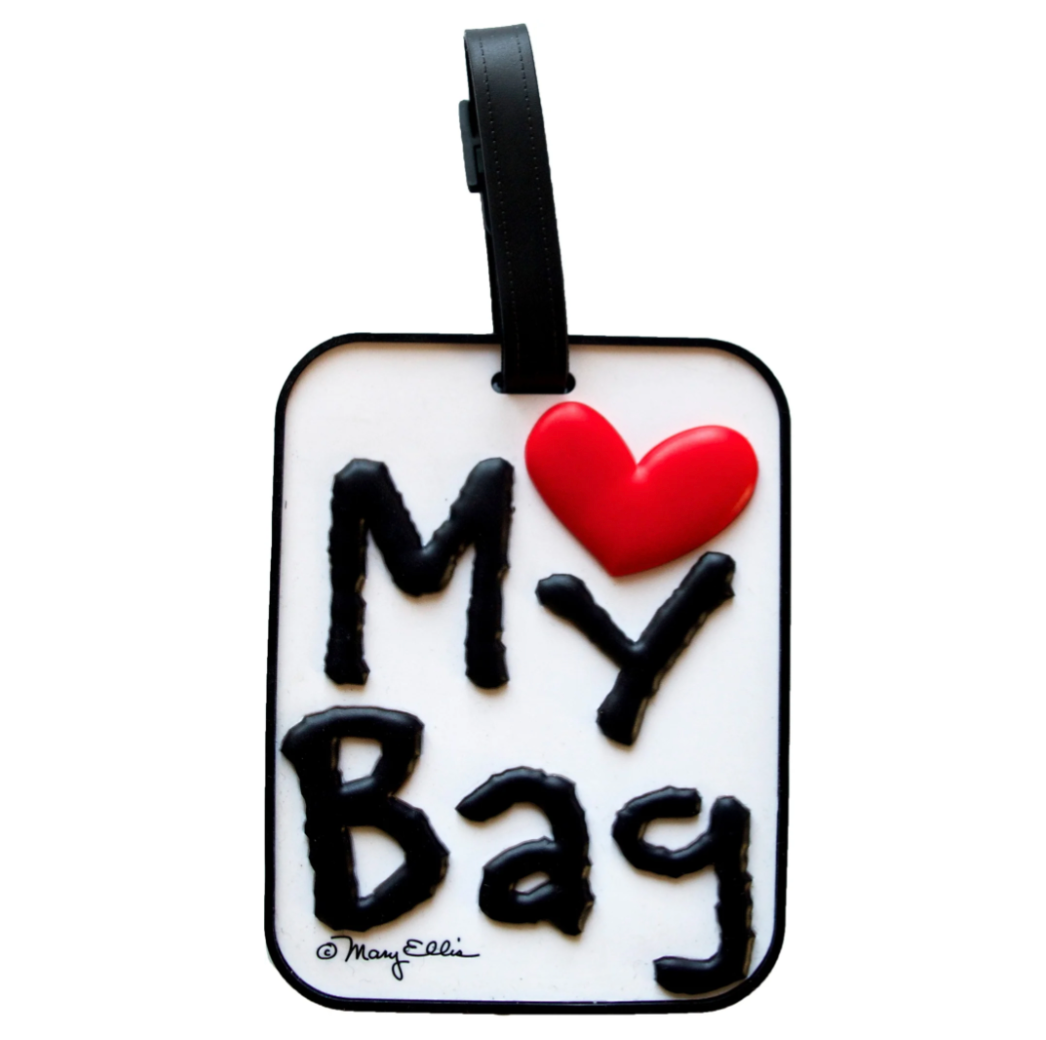 My Bag 3D White Luggage Tag