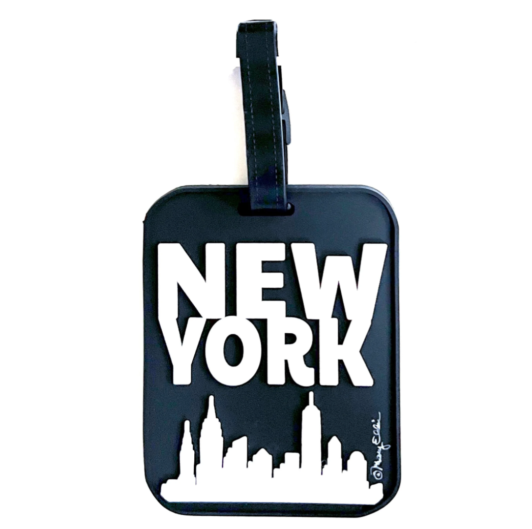 New York Graphic Skyline 3D Luggage Tag