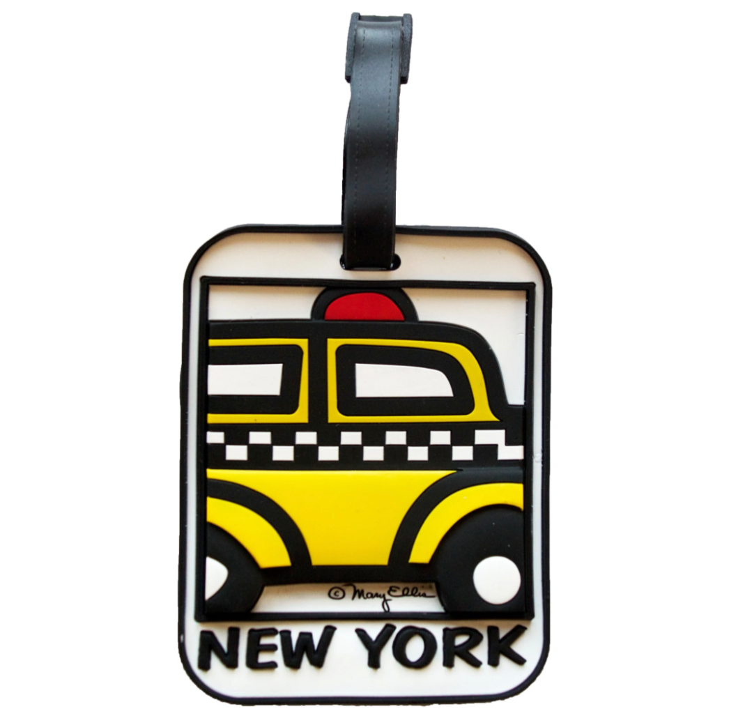 New York Taxi 3D Luggage Tag
