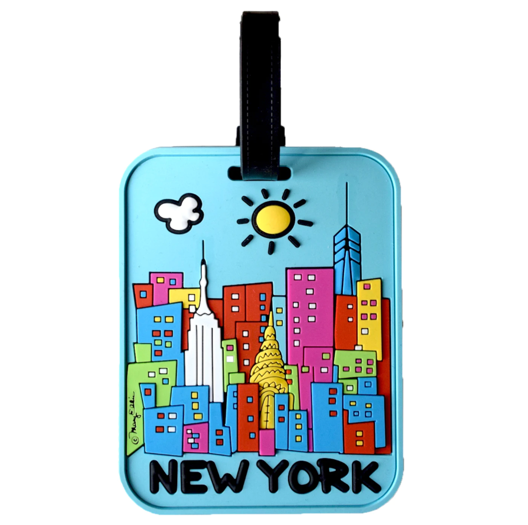 NYC Day Skyline 3D Luggage Tag