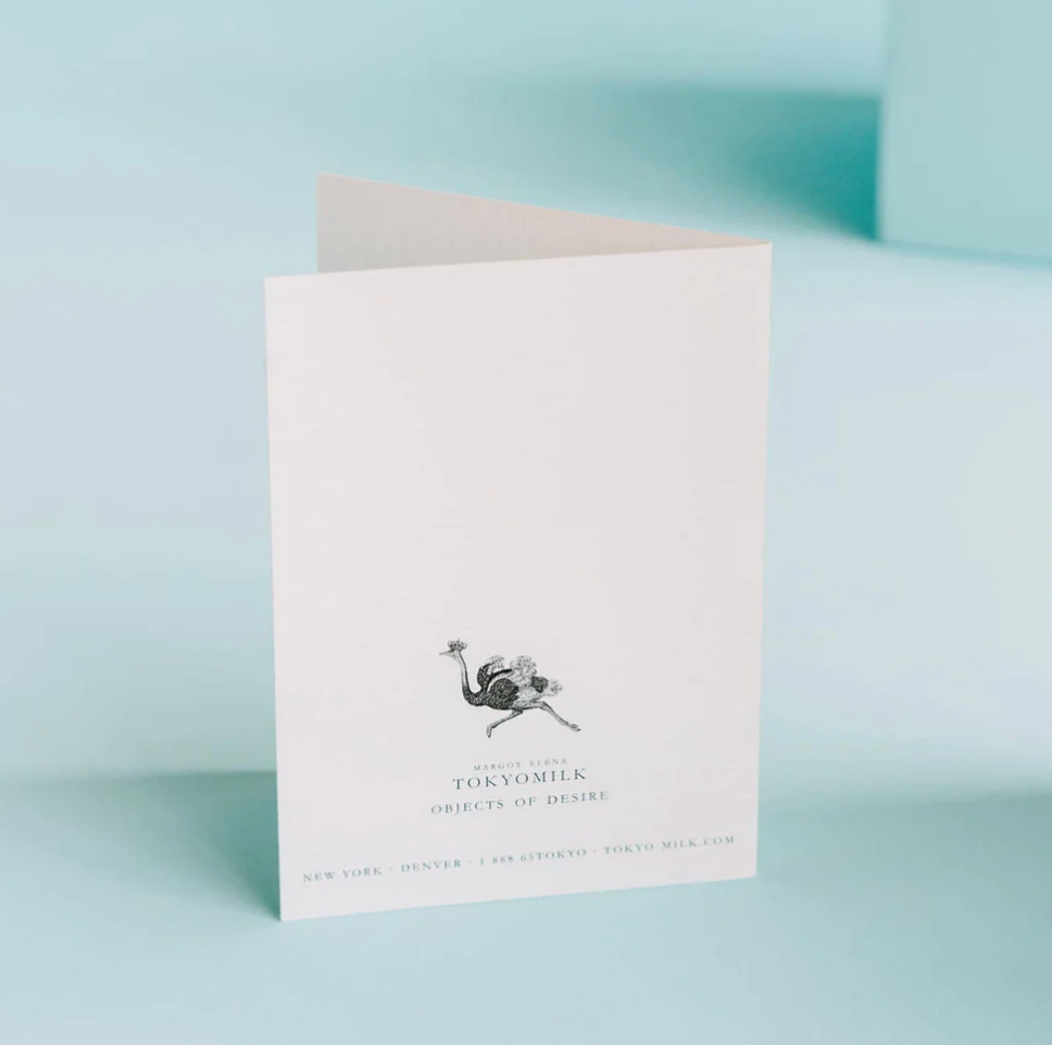Sending You A Message Glitter Greeting Card – 3.5" x 5"