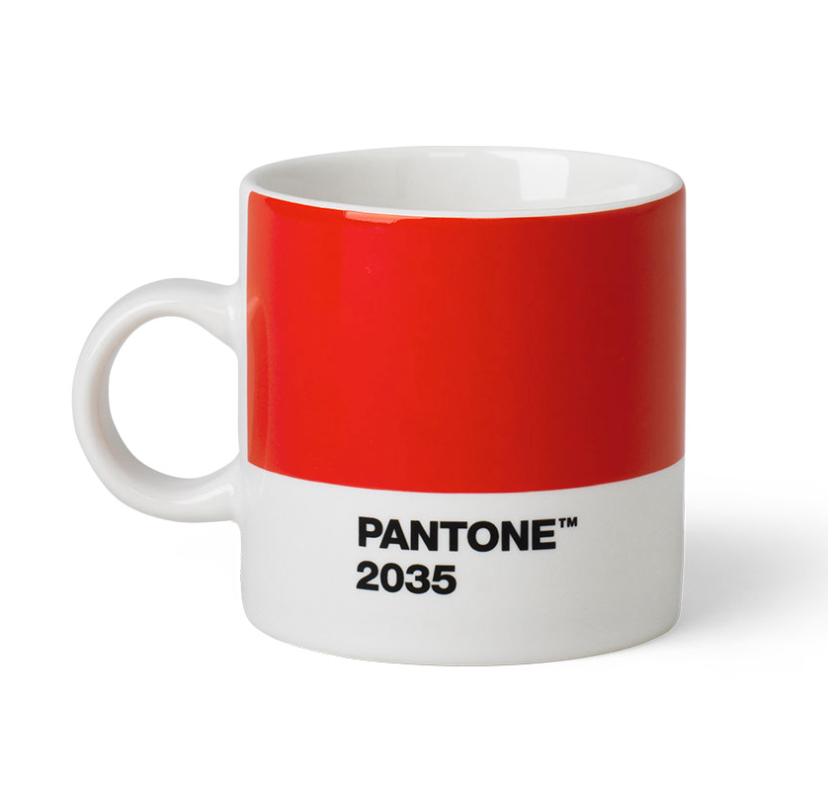 PANTONE Espresso Cup – Red 2035