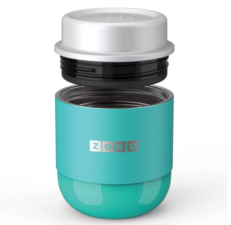 Zoku Neat Stack Wide Mouth Insulated Food Jar – Teal – 10oz