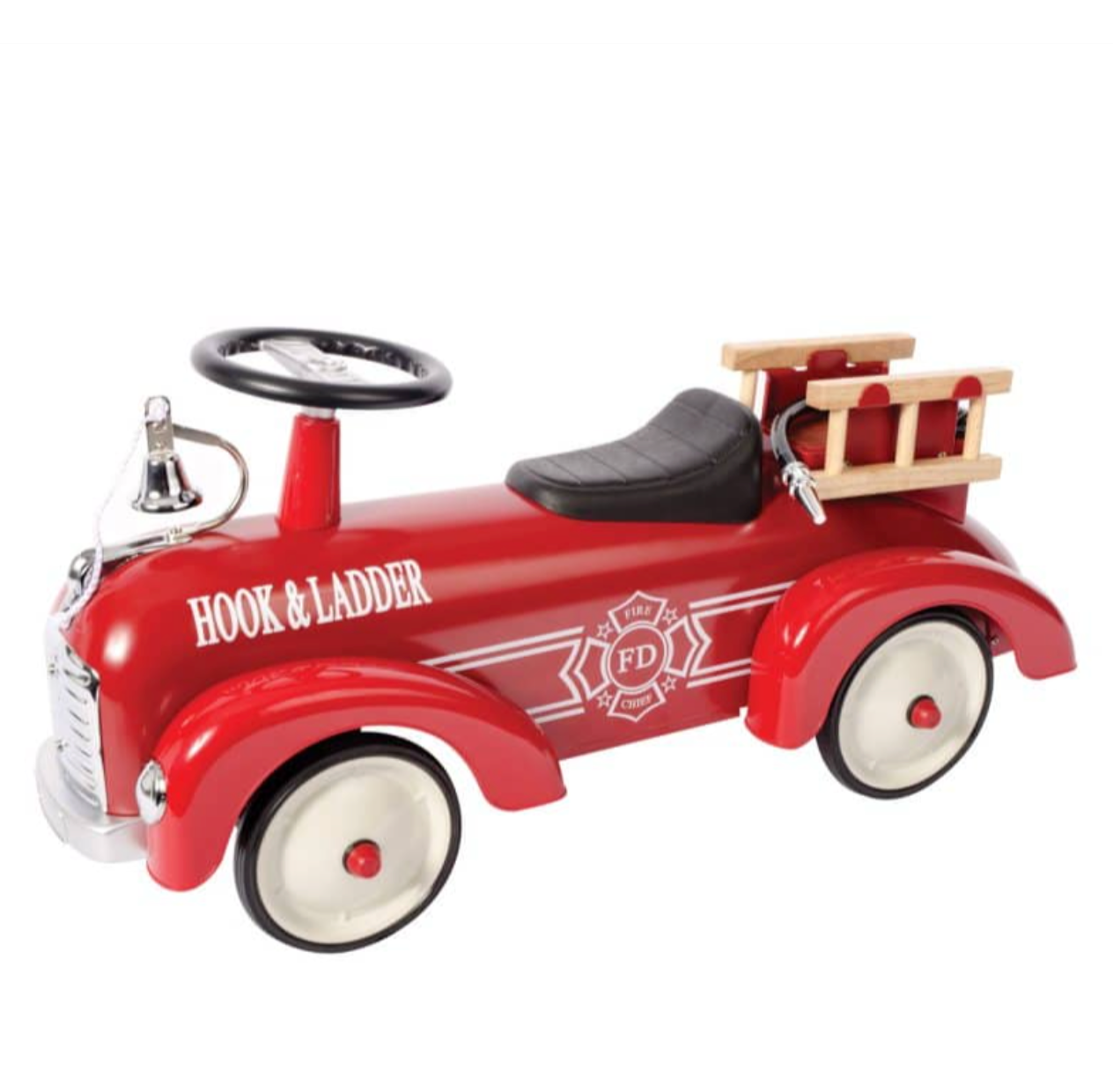 Metal Speedster Firetruck –  Ride On Toy