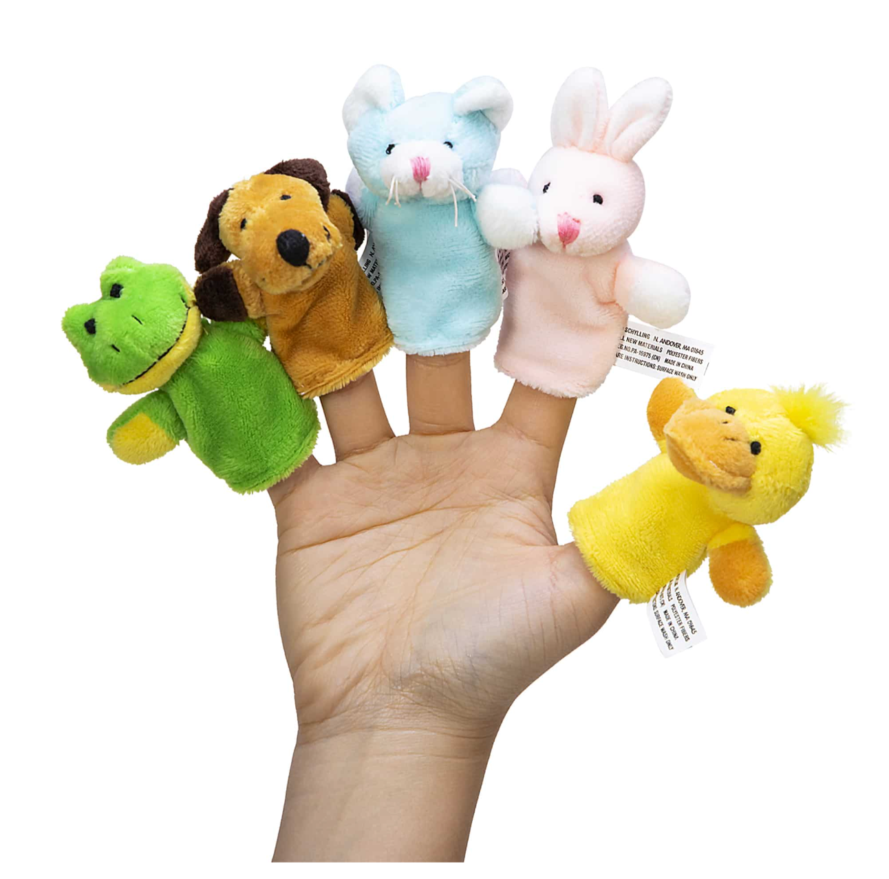 Animal Finger Hand Puppet – Assorted Sold Individually