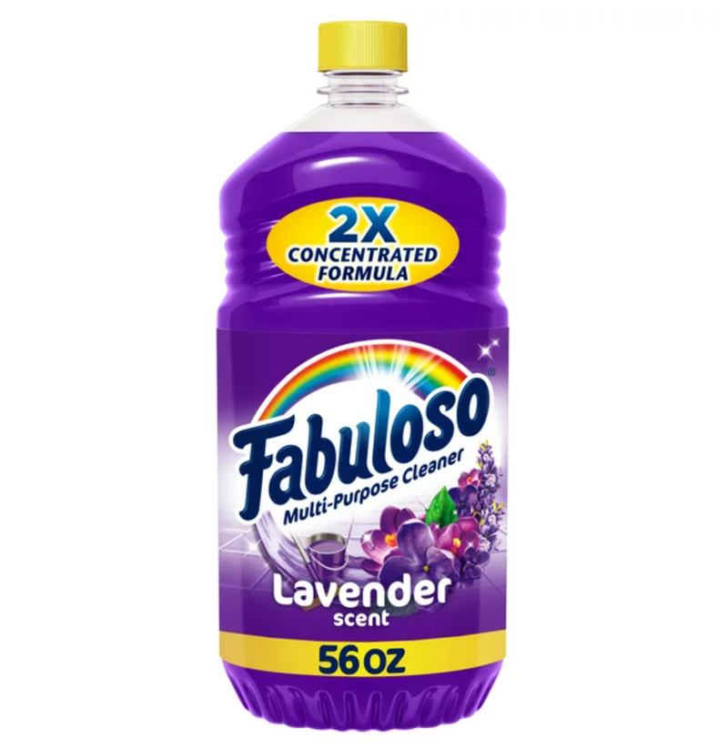Fabuloso New 2X Concentrated Formula Multi-Purpose Cleaner - Lavender - 56 oz