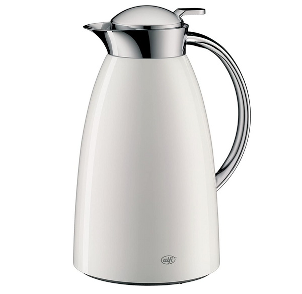 Alfi Gusto Glass Vacuum Thermal Dispenser Carafe – White – S. Feldman  Housewares