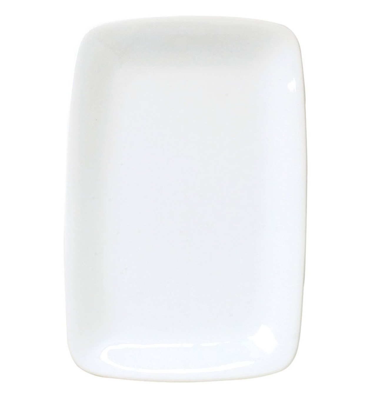 Porcelain Rectangular Platter – White – 12.25"