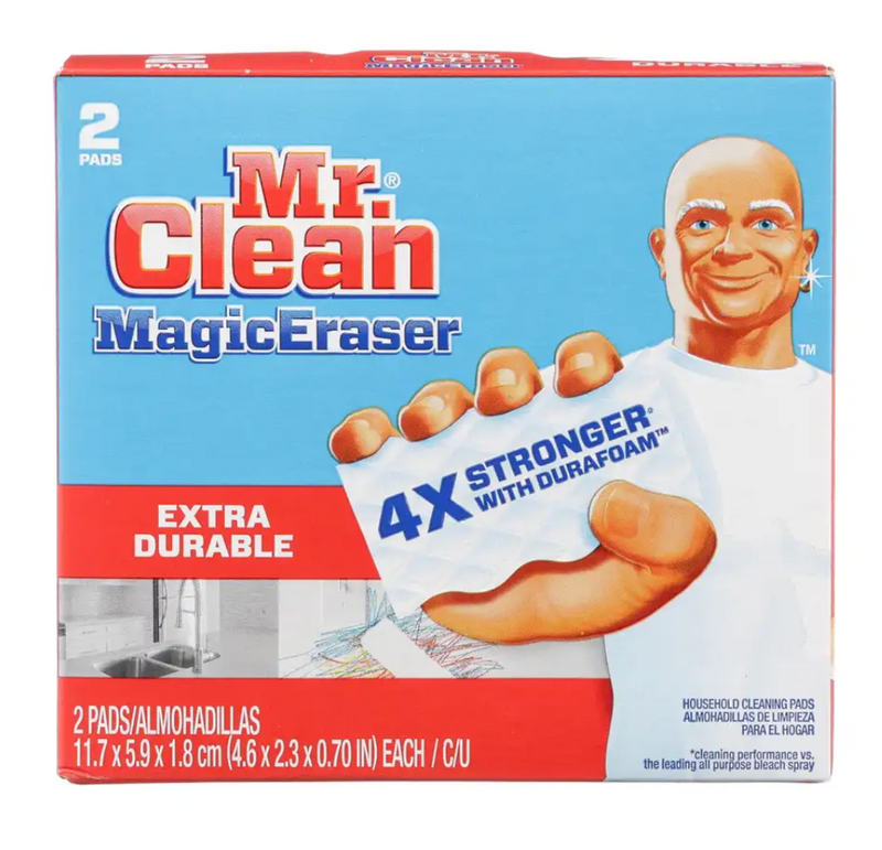 Mr. Clean Magic Eraser Scrubber – Extra Durable – 2-Pk.