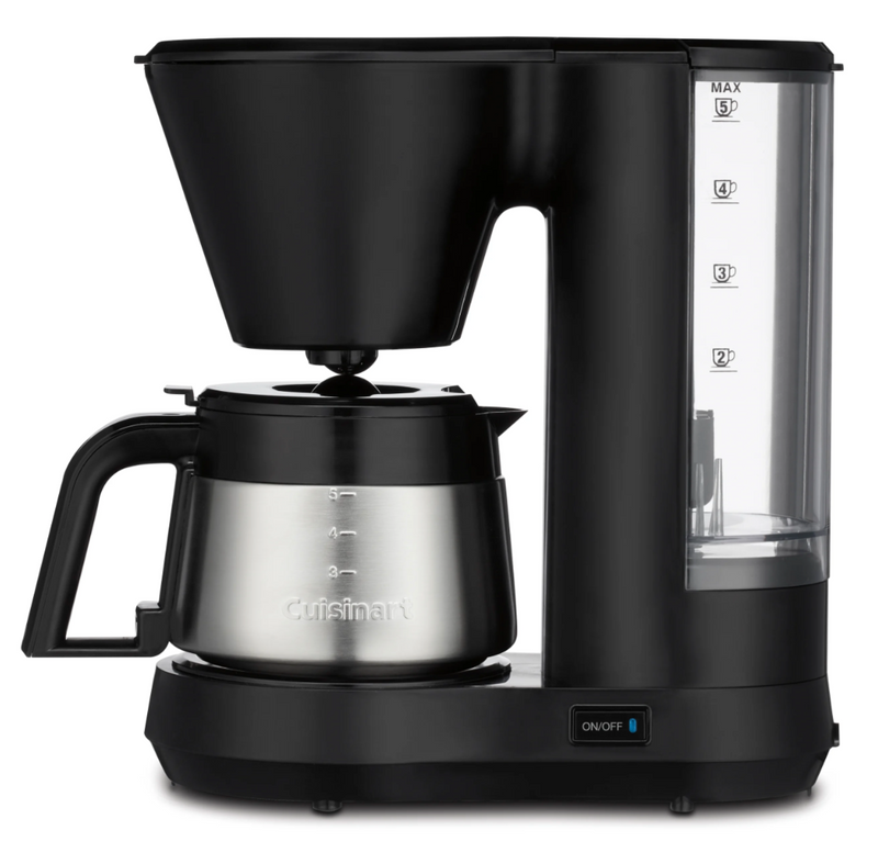 Cuisinart 5 Cup Coffeemaker With Stainless Steel Carafe – Black