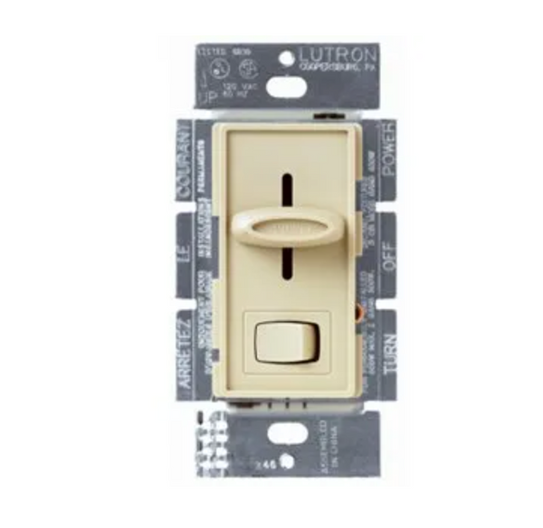 Lutron Skylark LED+ Dimmer - Single-Pole/3-Way Dimmer Switch –150-Watt – Ivory
