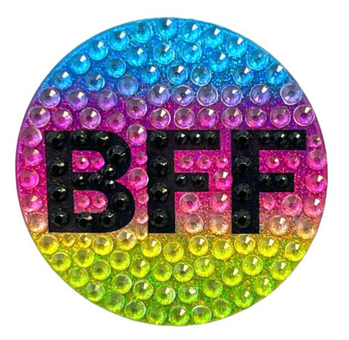 StickerBeans The Rainbow BFF Sparkle Sticker – 2"