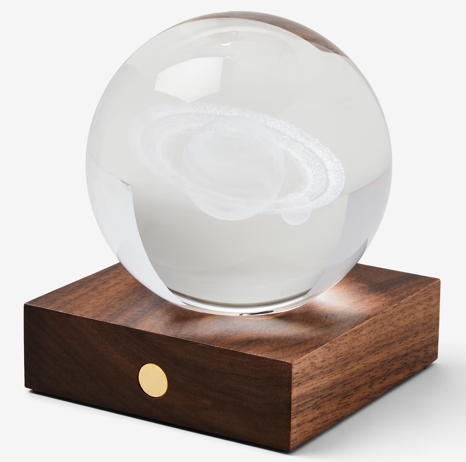 Gingko Designs Amber Crystal Light Paper Weight – Saturn