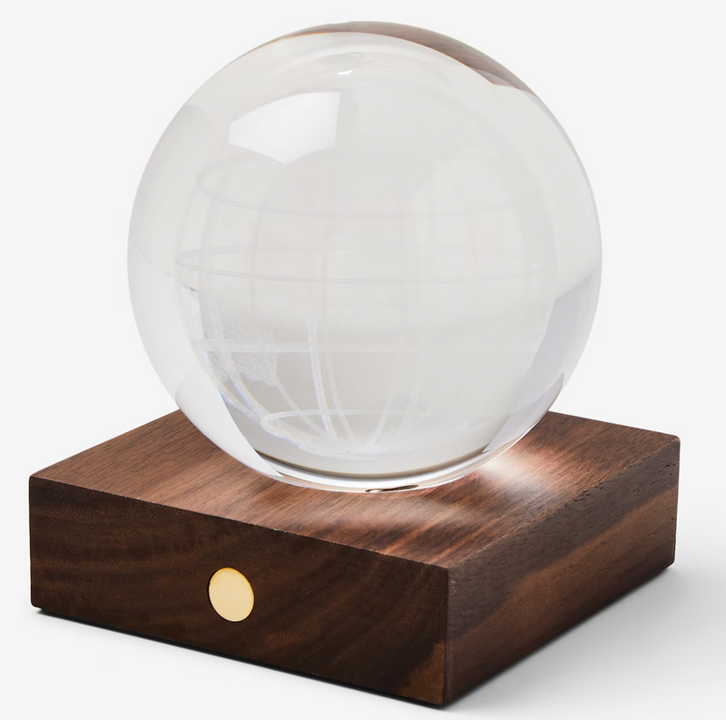 Gingko Designs Amber Crystal Light Paper Weight – World Globe