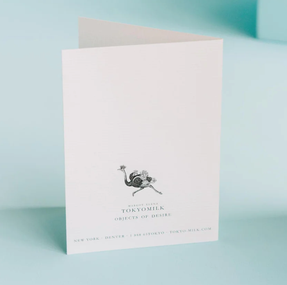 Be Bold Zebra Greeting Card – 3.5" x 5"