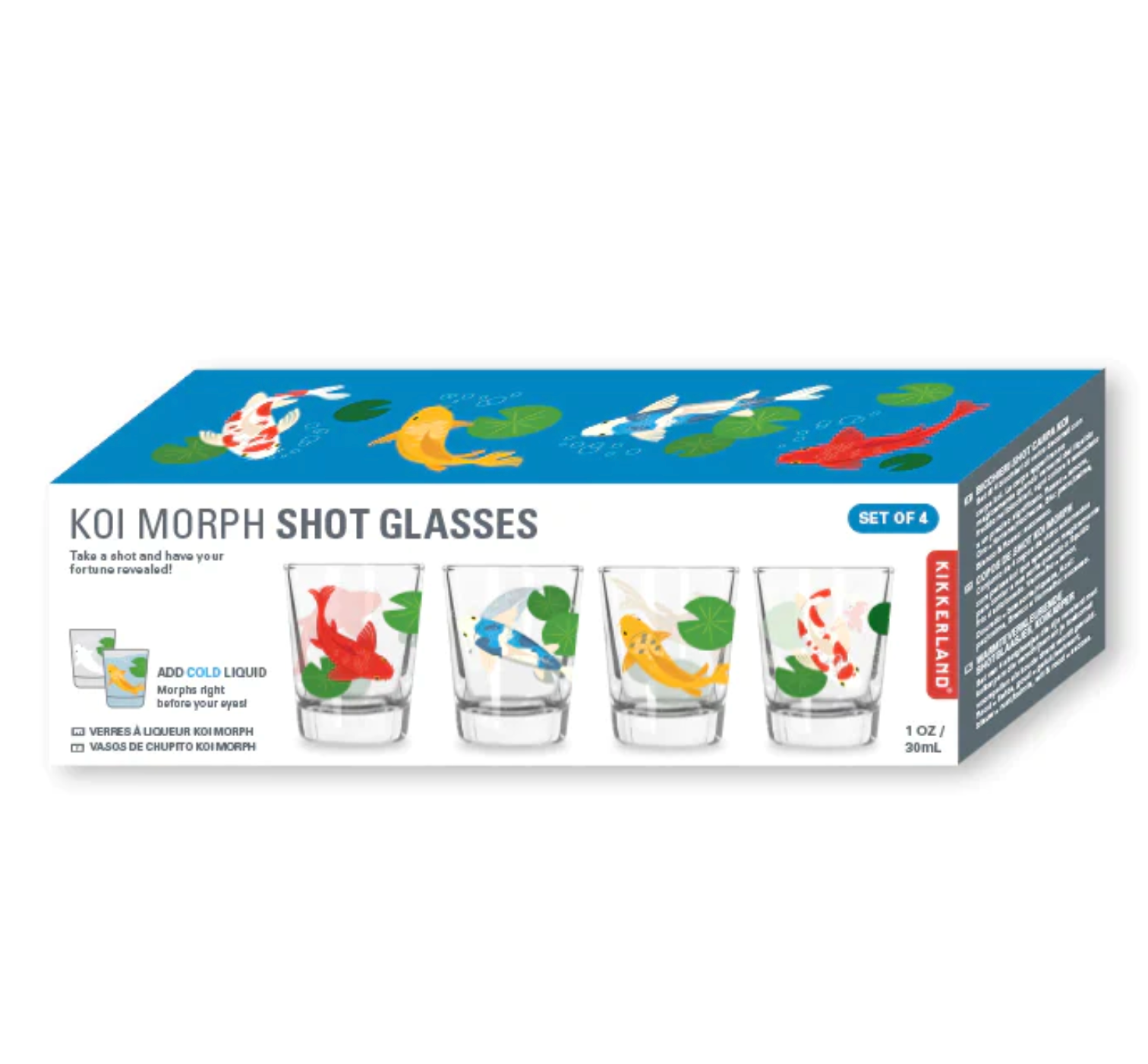 Koi Morph Shot Glasses – Set of 4