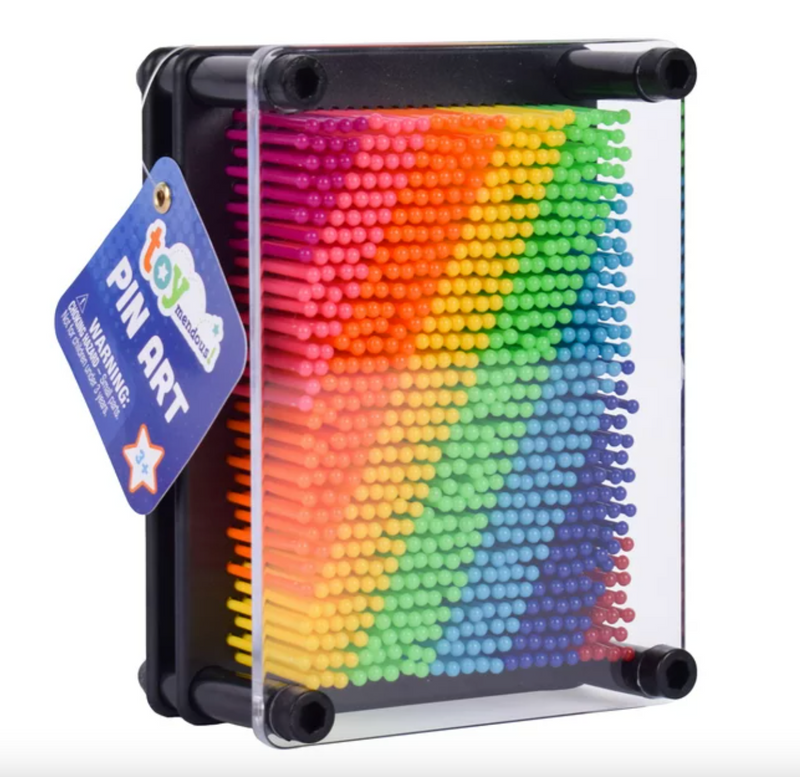 Rainbow Pin Art - 3D Pin Board for Kids of All Ages