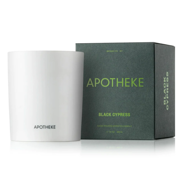 Apotheke Holiday Candle – Black Cypress – 13oz