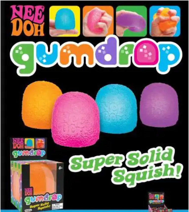 NeeDoh Gumdrop – Assorted Colors – Sold individually