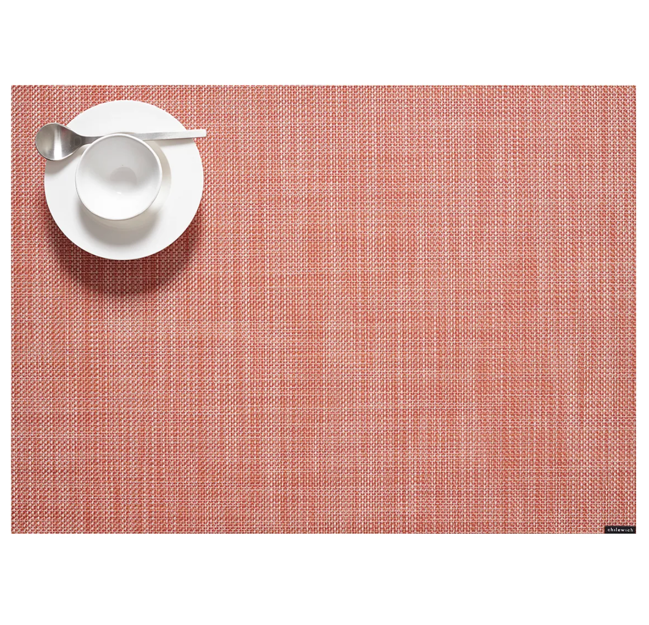 Chilewich Mini Basketweave Placemat – Clay