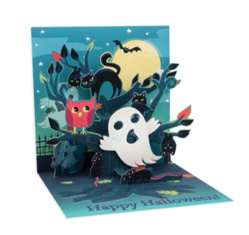 Up With Paper 3D Pop-Up Greeting Card – Haunted House