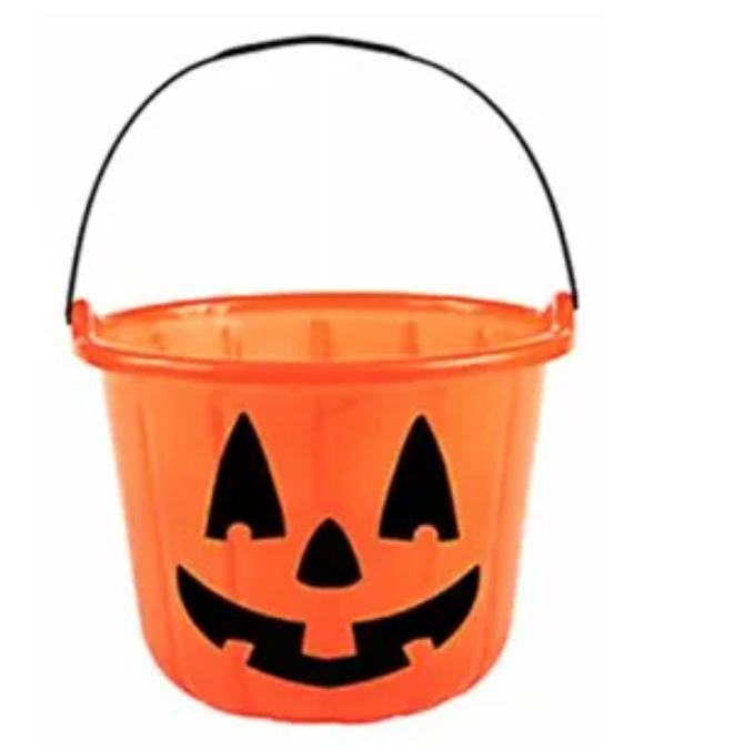 Trick Or Treat Halloween Pumpkin Bucket – 9" x 7"