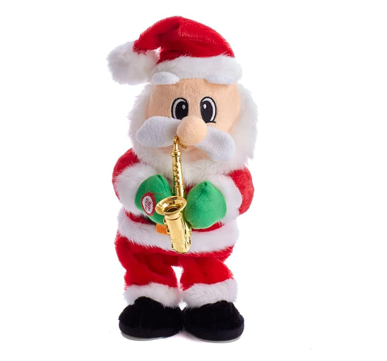 Animated Dancing Jazz Santa Plush Toy