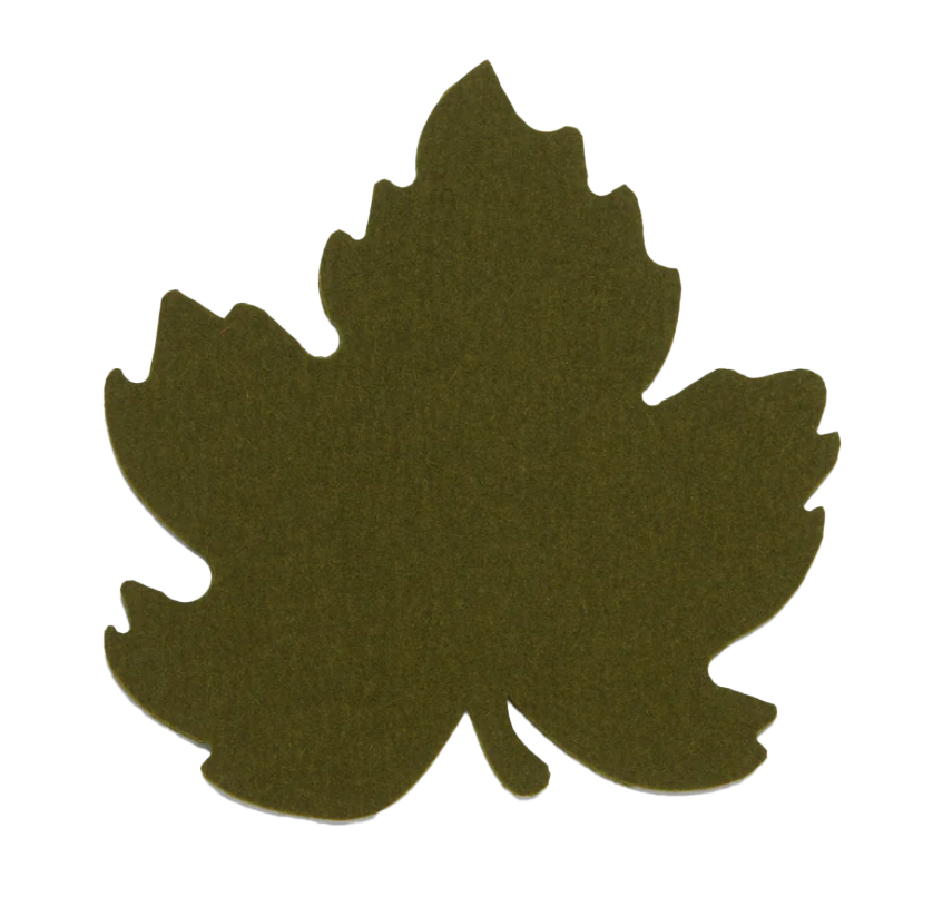 Graf Lantz Grape Leaf Trivet – Moss – 10"