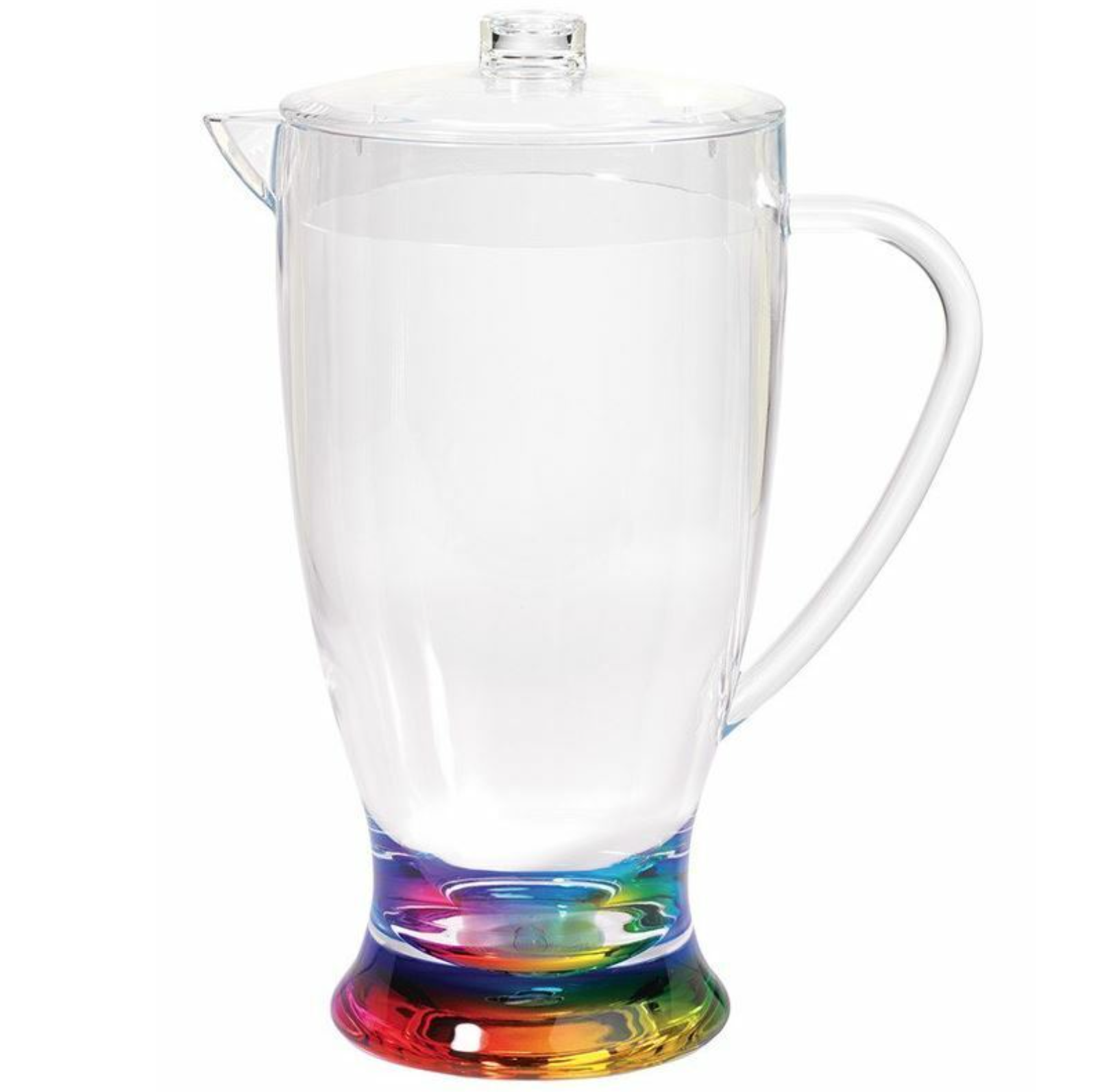 Teardrop Rainbow Acrylic Pitcher – 2.5Qt