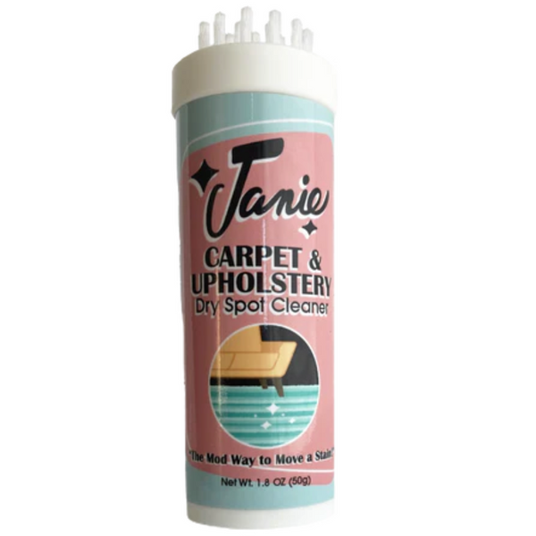 Janie Dry Stick Carpet & Upholstery Spot Cleaner with Brush – 1.8oz