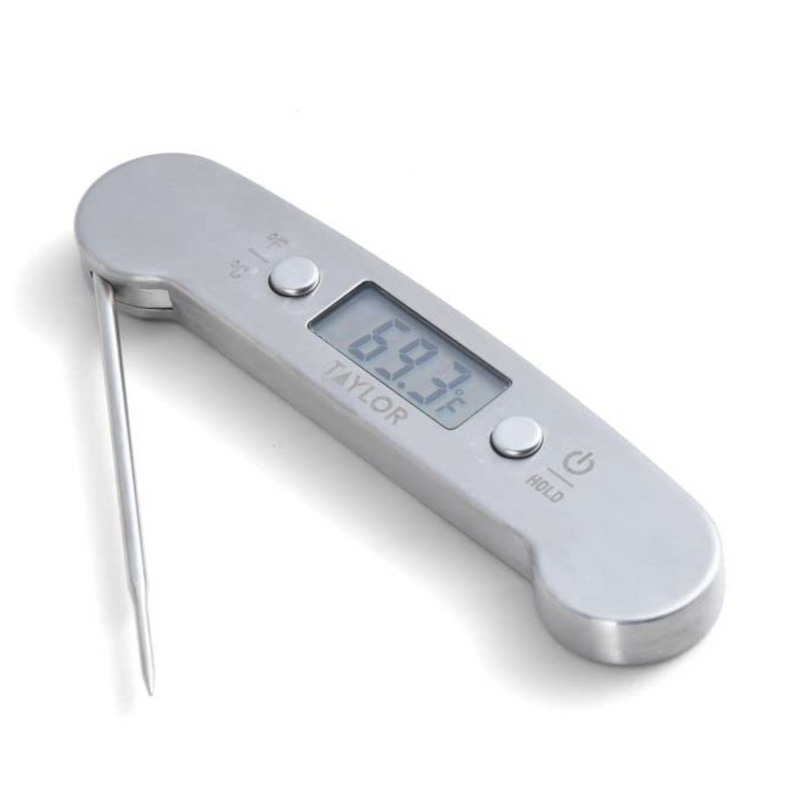 Taylor Compact Digital Folding Probe Kitchen Meat Cooking Thermometer