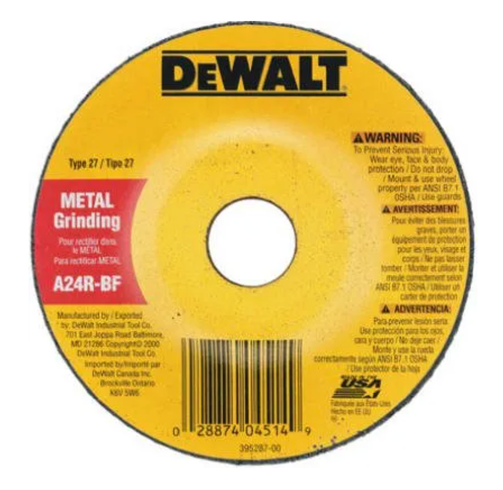 Metal Grinding Wheel – 4 In.