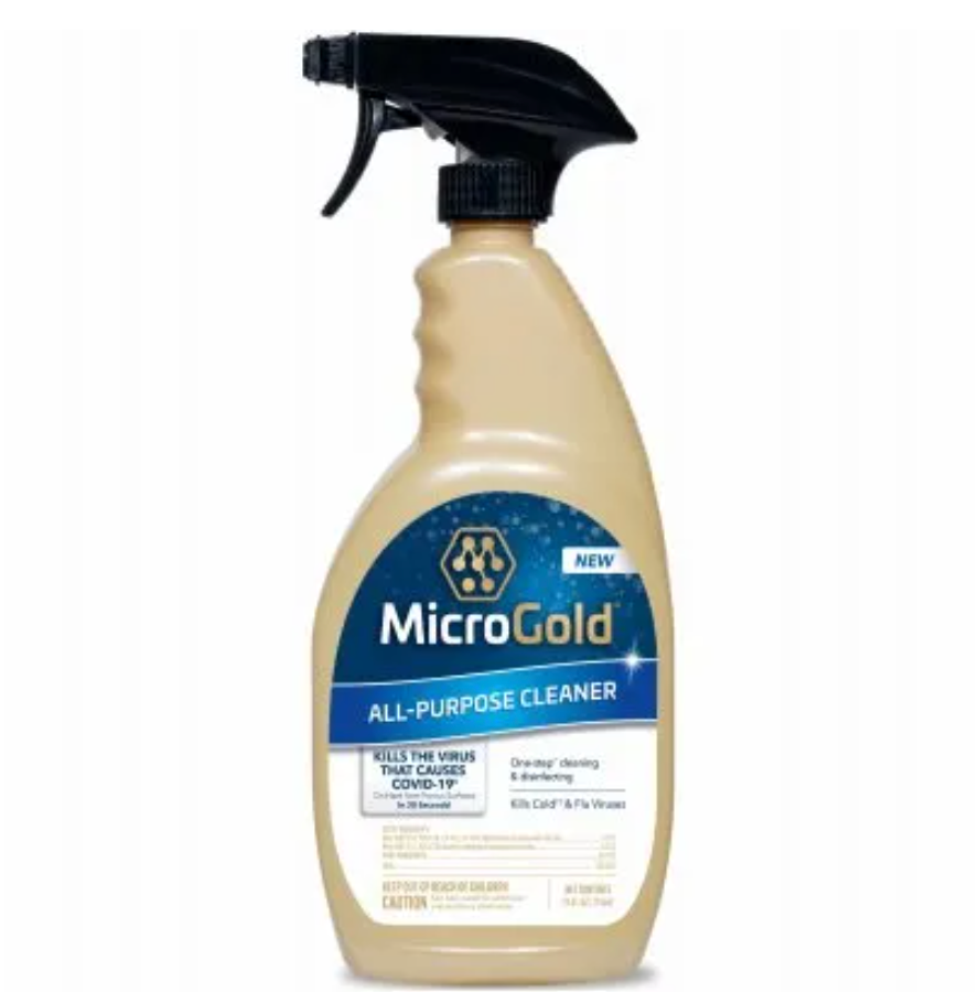 MicroGold One-Step Cleaner & Disinfectant – 24-oz – S. Feldman Housewares