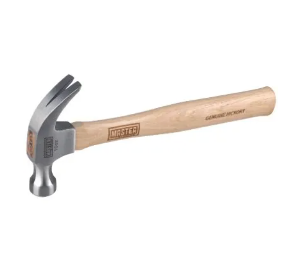 Curved Claw Hickory Handle Hammer – 16 oz