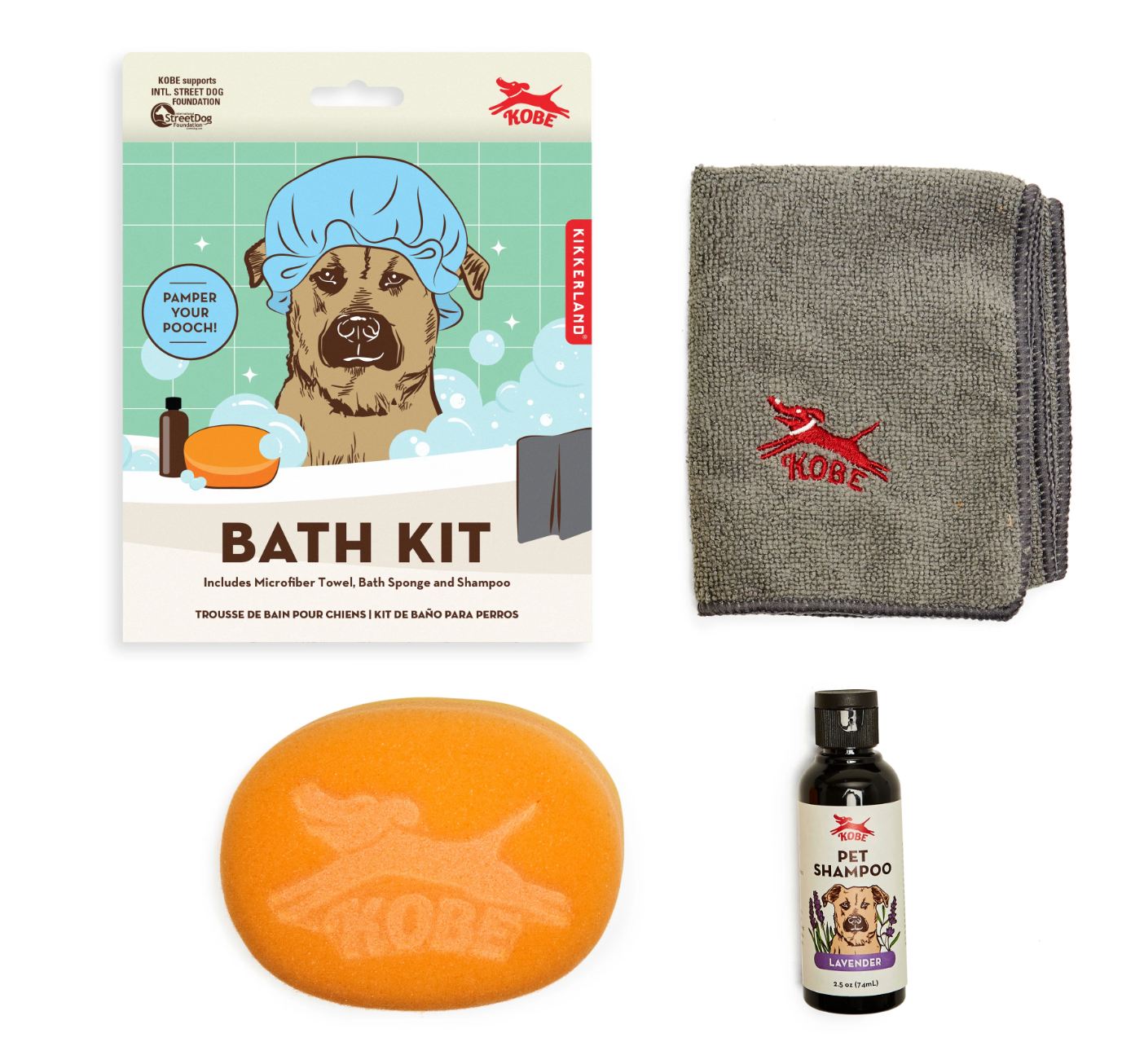 Kikkerland Dog Bath Kit