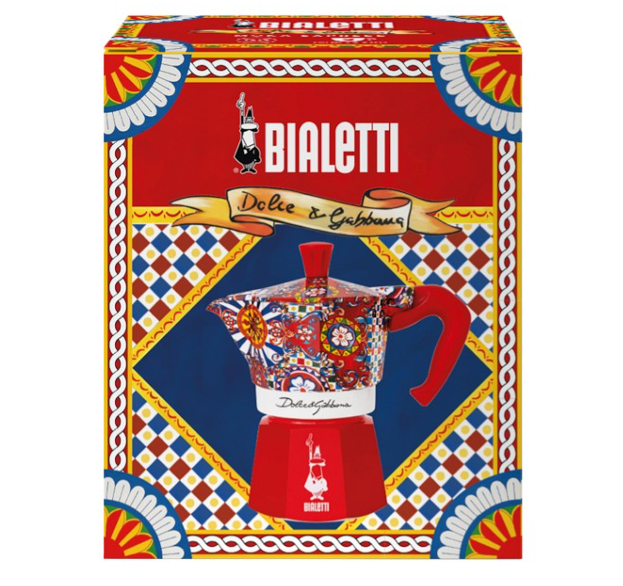 Bialetti Moka Express Dolce & Gabbana 3 Cup Stovetop Espresso Maker