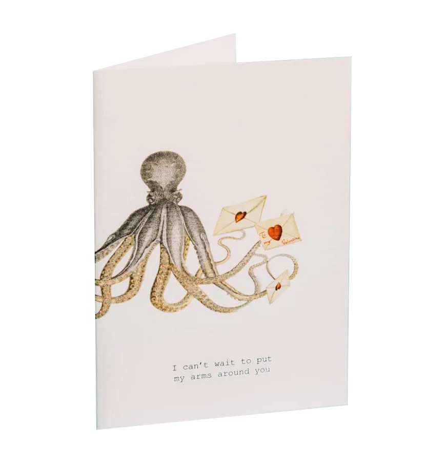 Put My Arms Around You Valentines Glitter Greeting Card – 3.5" x 5"