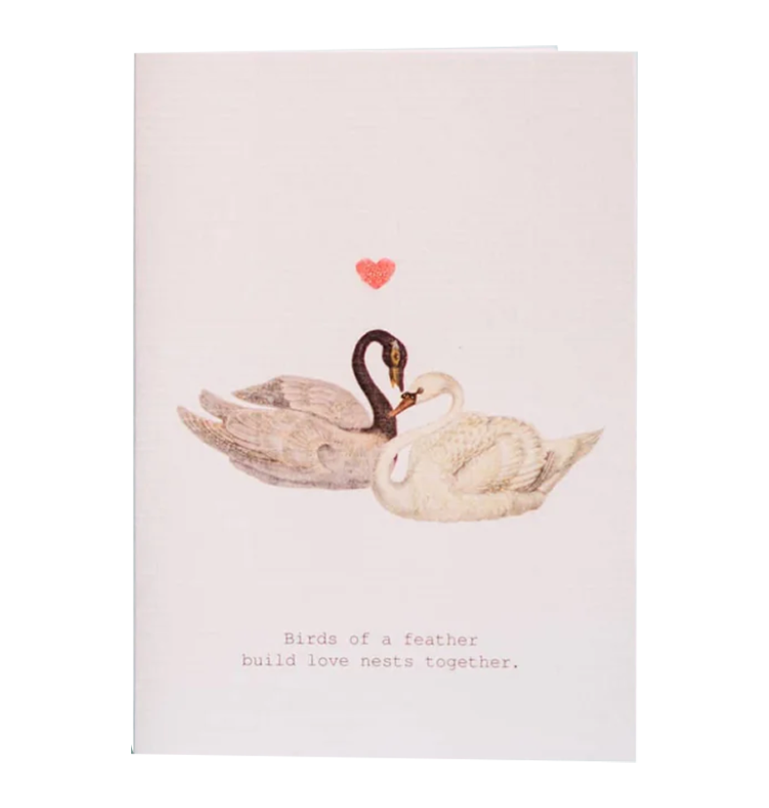 Love Nest Glitter Greeting Card – 3.5" x 5"