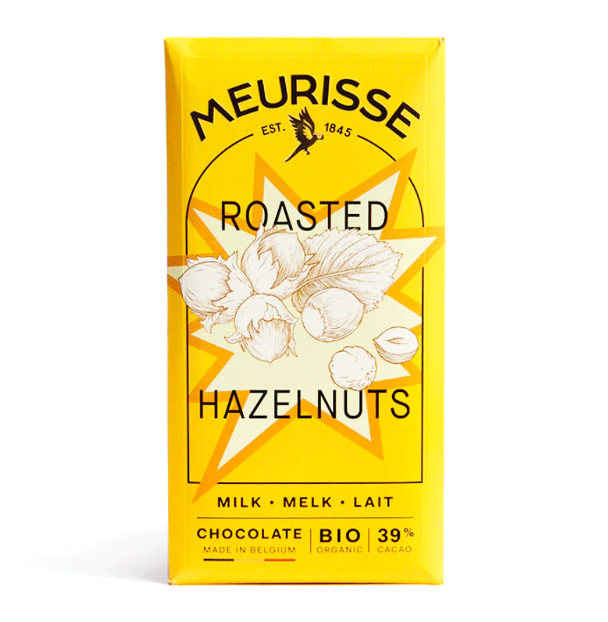 Meurisse Roasted Hazelnut Milk Chocolate 39% – 3.5oz