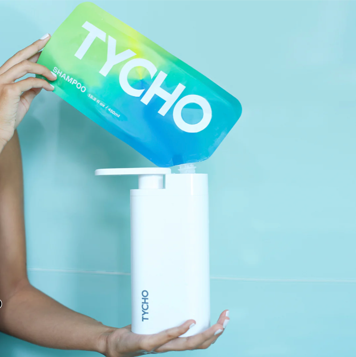 TYCHO Dispenser for Shampoo | Conditioner | Body Wash