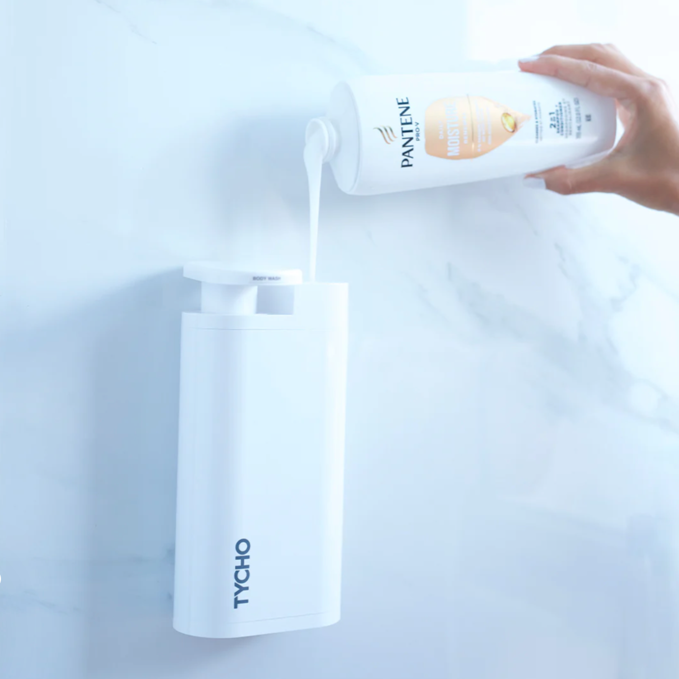 TYCHO Dispenser for Shampoo | Conditioner | Body Wash