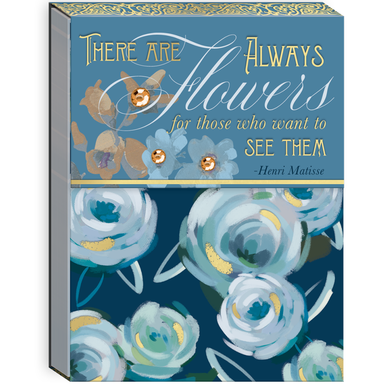Inspirational Magnetic Pocket Note Pad - Always Flowers
