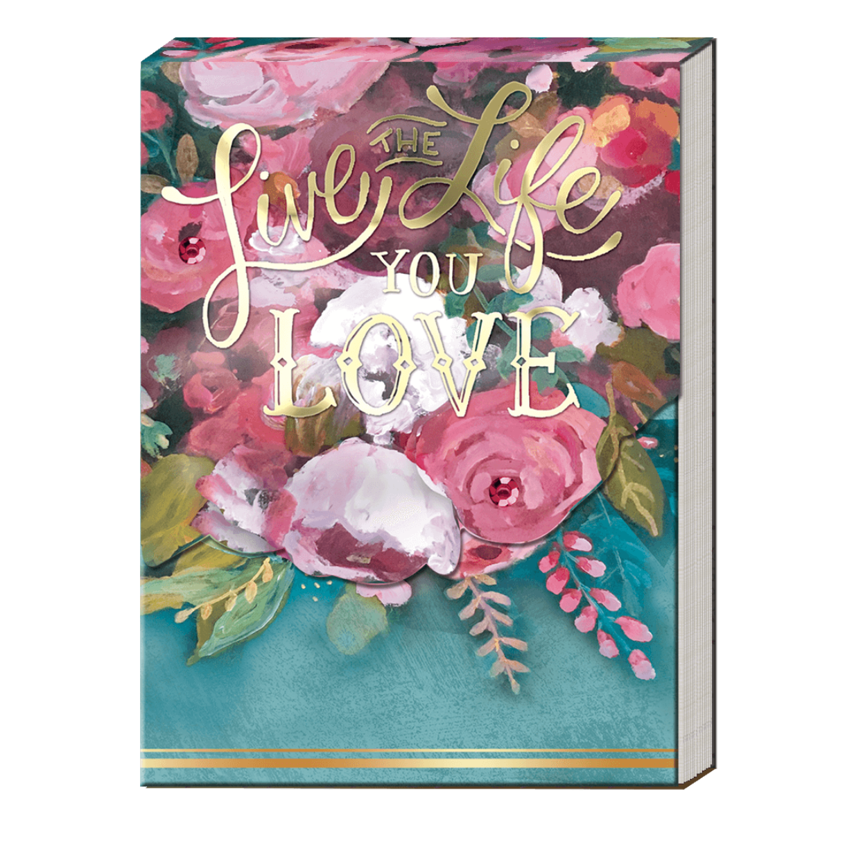 Inspirational Magnetic Pocket Note Pad - Love Life