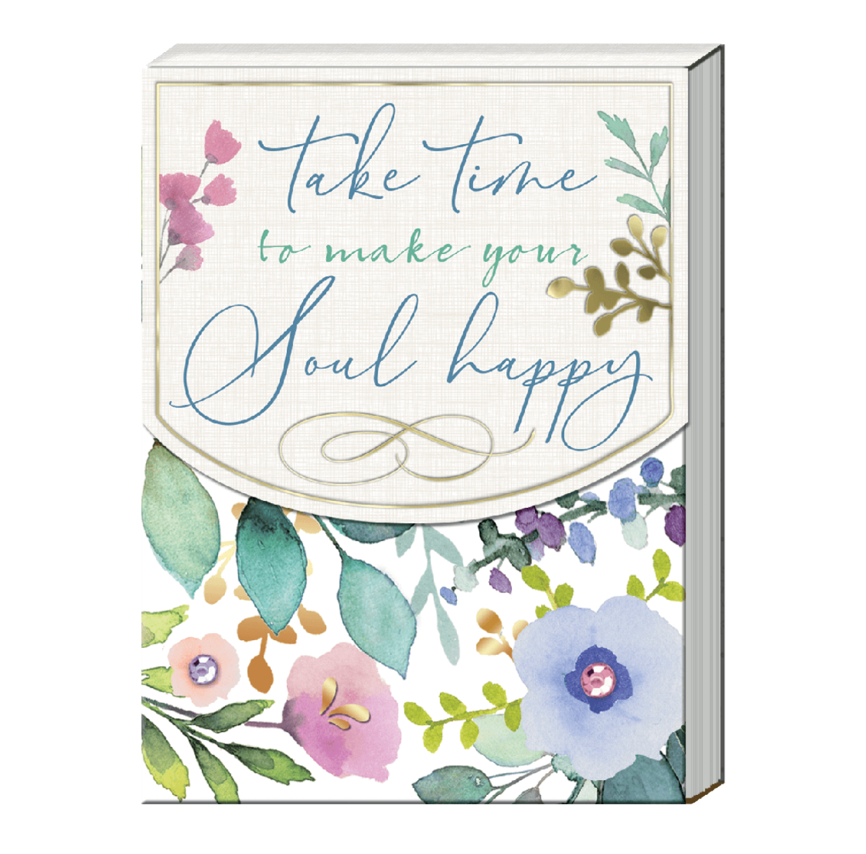 Inspirational Magnetic Pocket Note Pad - Make Your Soul Happy